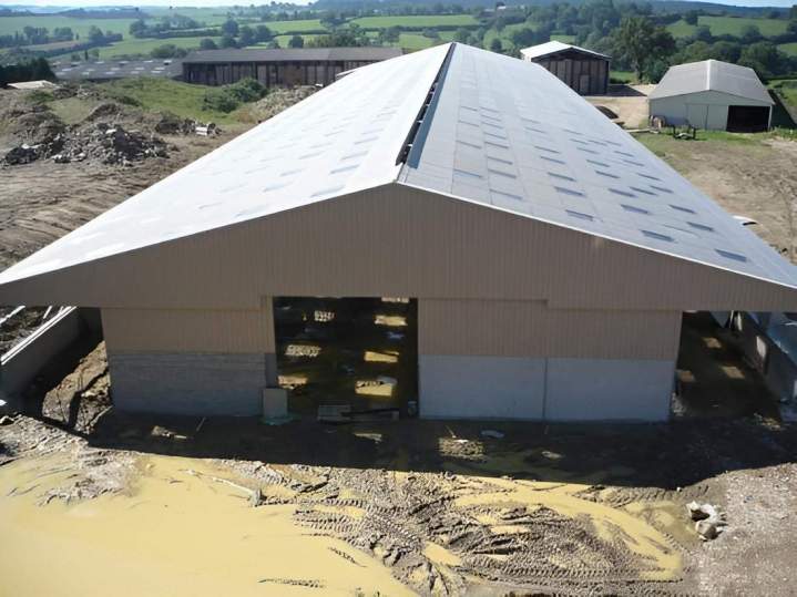 Ossature métallique bâtiment agricole Puy-de-Dôme