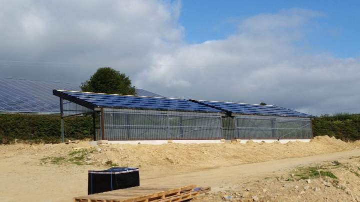 Hangar photovoltaïque Puy-de-Dôme